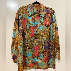 Vintage 1970s button down top.